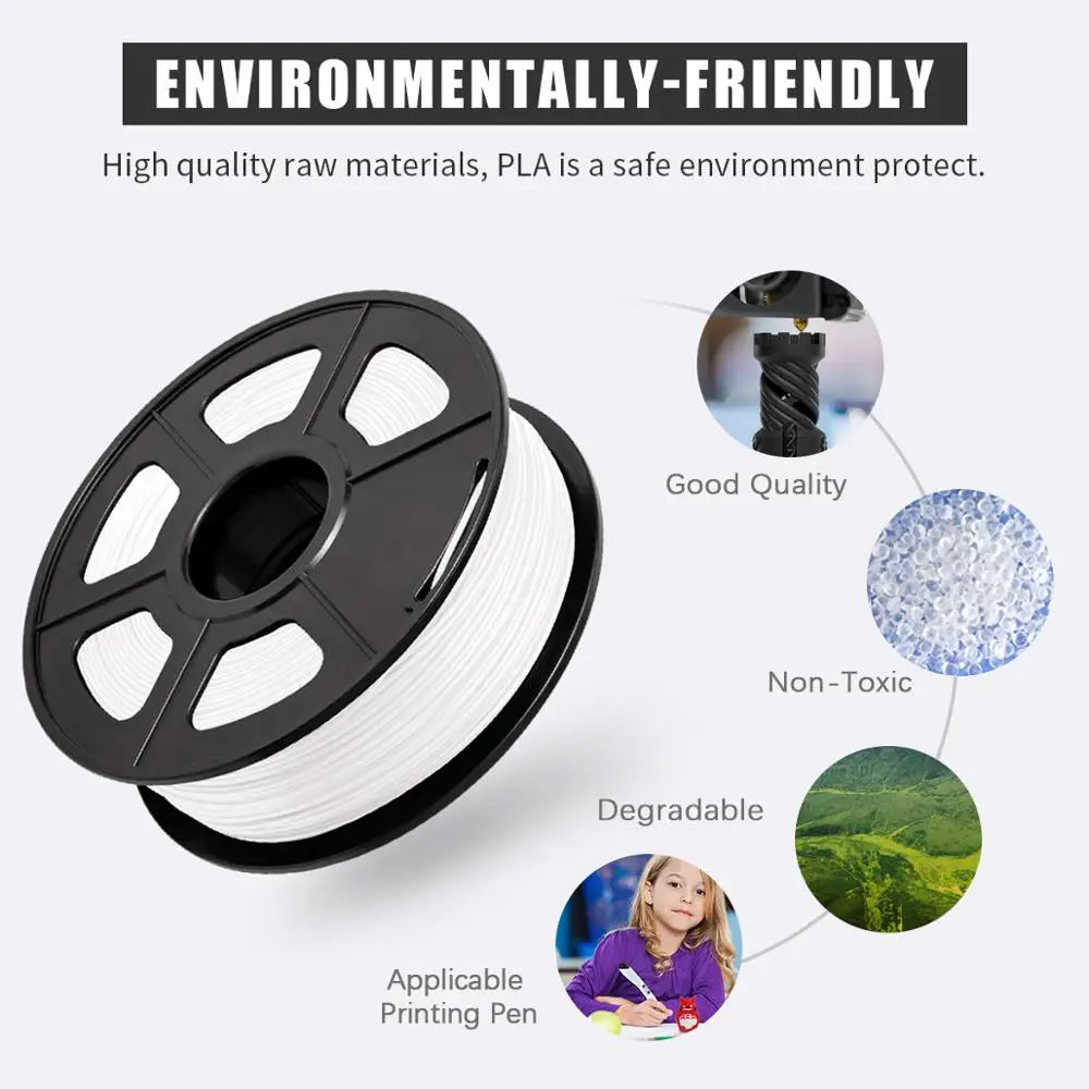 Filamento 3D PLA / PETG / SILK / PLA Meta – 1.75 mm