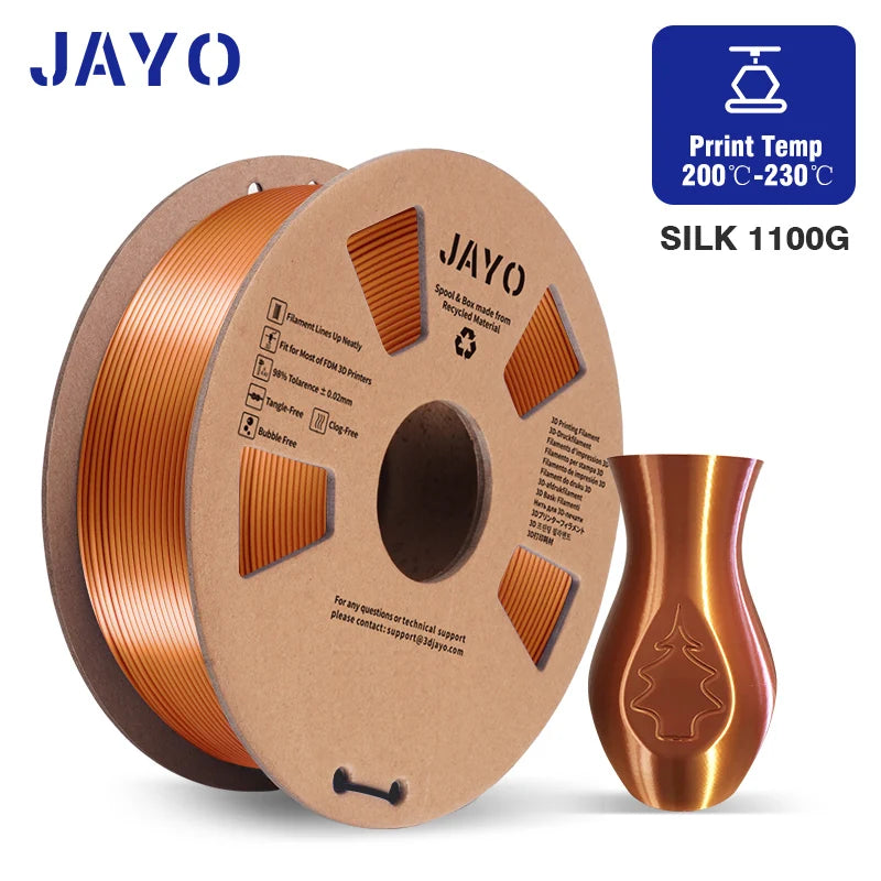 Filamento 3D PLA / PETG / SILK / PLA Meta – 1.75 mm