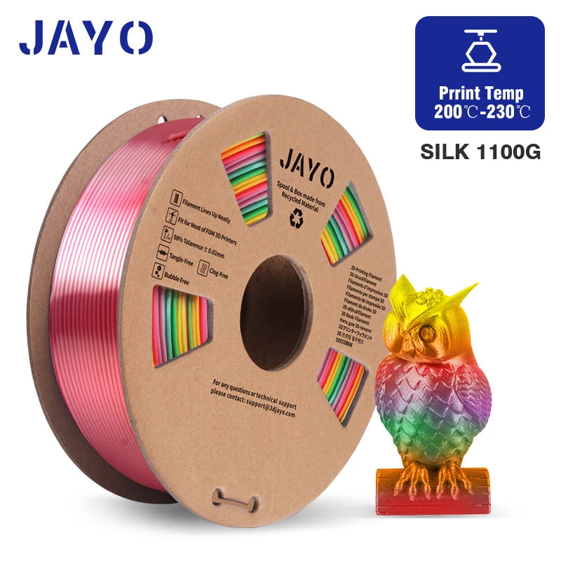 Filamento 3D PLA / PETG / SILK / PLA Meta – 1.75 mm