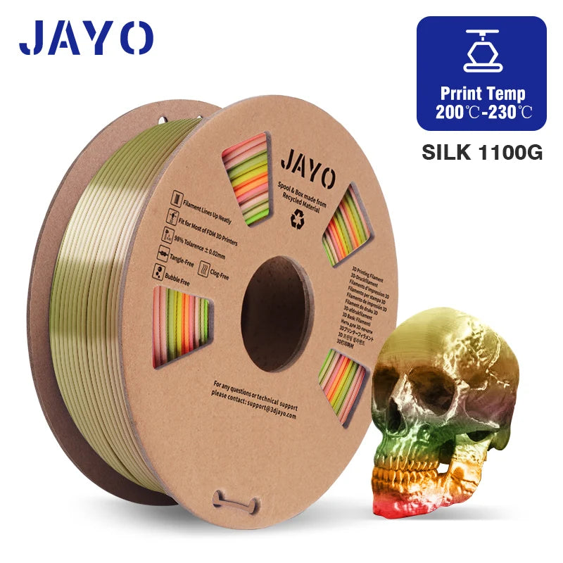 Filamento 3D PLA / PETG / SILK / PLA Meta – 1.75 mm