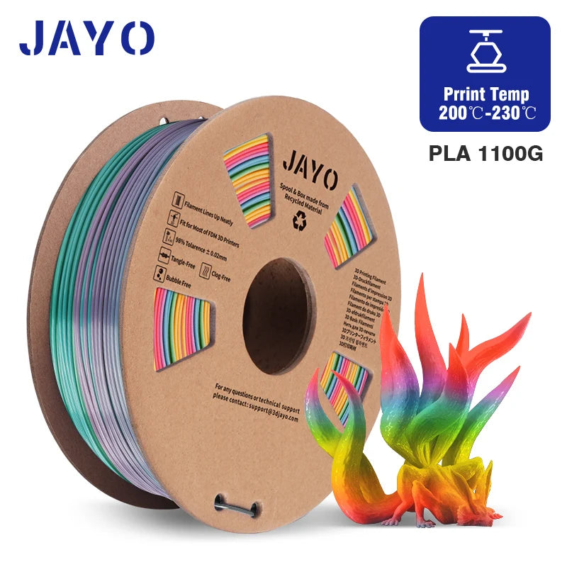Filamento 3D PLA / PETG / SILK / PLA Meta – 1.75 mm
