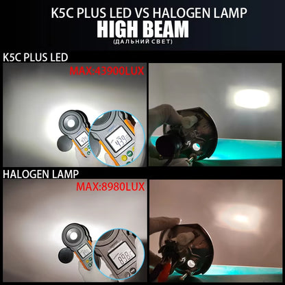 DAWNKNIGHT K5C plus 140W H7 Canbus Led Bulbs 4300K LED H4 H11 HB3 9005 HB4 9006 K6C Led Double Copper Tube Fog Light 12V 2PCS