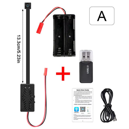 1080P DIY Mini Wifi Camera with 2000Mah Remote Contro Video Recorder Micro Camcorder Security Camera Motion Detection Wifi Cam